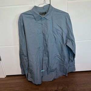 Steel blue XL Banana Republic long sleeve button up